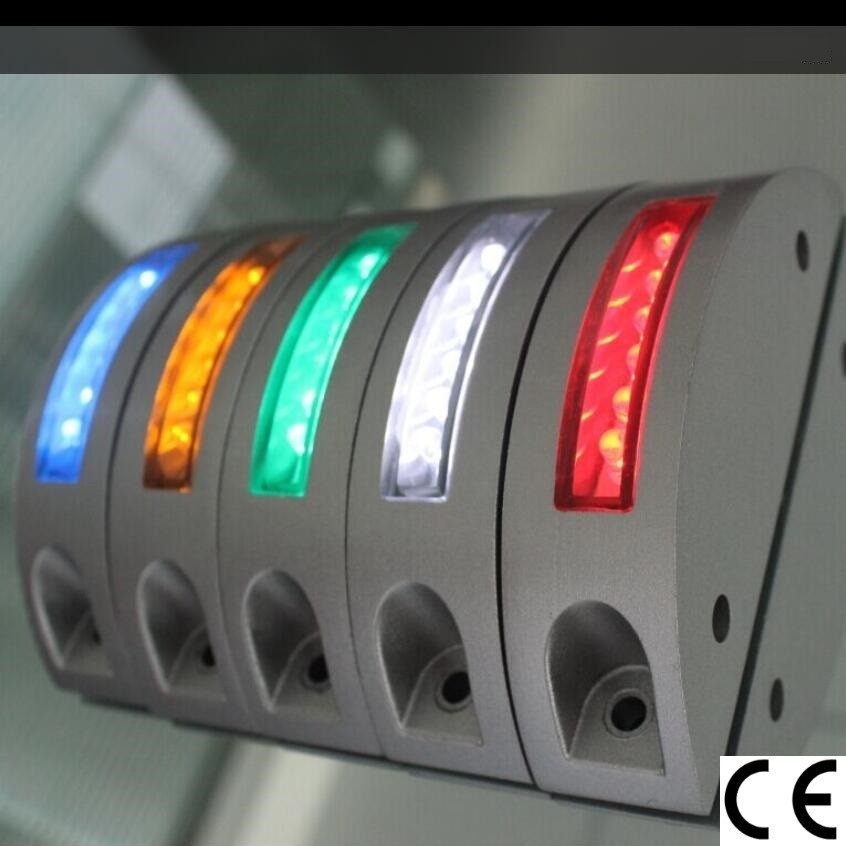 ART. SRS003 MARKER STRADALE SOLARE 6 LED LUCE LAMPEGGIANTE