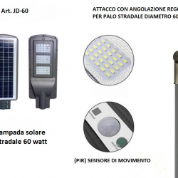 LAMPADA A ENERGIA SOLARE (LED) 60  watt